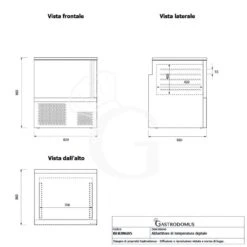 Abbattitore 5 Teglie E Griglie Digitale Monofase Inox GN 1/1 O 600x400mm, -18°/+3°C, Con Ruote Montate -Vendite GATRODOMUS abbattitore 5 teglie e griglie digitale monofase inox gn 11 o 600x400mm 183c con ruote montate 6