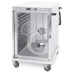 Armadio Caldo Portateglie Su Ruote Con Guide Stampate Per 10 Teglie GN2/1