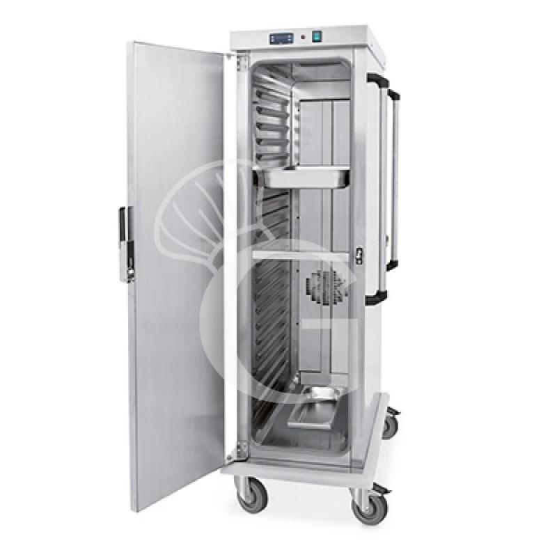 Armadio Caldo Portateglie Su Ruote Con Guide Stampate Per 20 Teglie GN1/1 3 Armadio Caldo Portateglie Su Ruote Con Guide Stampate Per 20 Teglie GN1/1