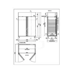 Armadio Refrigerato Ventilato 2 Porte 0°C/+10°C 1400 LT Classe Energetica B 13 Armadio Refrigerato Ventilato 2 Porte 0°C/+10°C 1400 LT Classe Energetica B -Vendite GATRODOMUS armadio refrigerato 1400 lt temp 010 2 porte 1 5