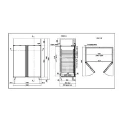 Armadio Refrigerato Ventilato 2 Porte -2°C/+10°C 1400 LT Classe Energetica B 19 Armadio Refrigerato Ventilato 2 Porte -2°C/+10°C 1400 LT Classe Energetica B -Vendite GATRODOMUS armadio refrigerato 1400 lt temp 210 2 porte 1 8