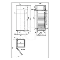 Armadio Refrigerato Ventilato 0°C/+10°C 600 LT Classe Energetica B -Vendite GATRODOMUS armadio refrigerato 600 lt tn 5