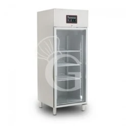 Armadio Refrigerato Ventilato Porta In Vetro - 2°C/ +8°C 650 LT Tropicalizzato -Vendite GATRODOMUS armadio refrigerato gn 21 700 lt tn porta vetro 2