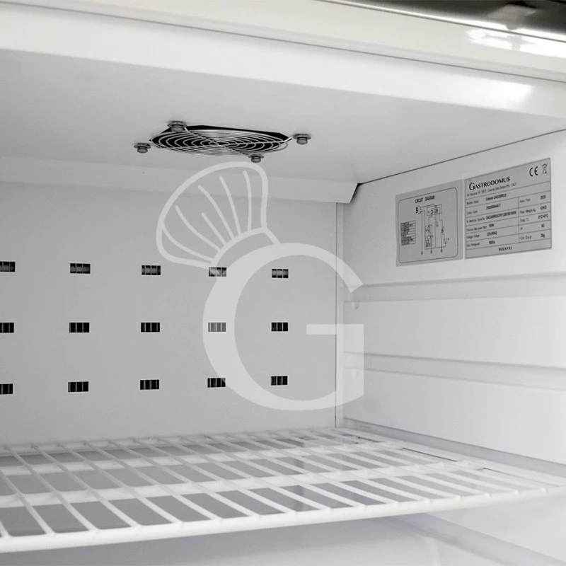 Armadio Refrigerato Statico In Acciaio Inox, 0°C/+8°C, 92 Lt, Gas R600A, Classe Energetica B 7 Armadio Refrigerato Statico In Acciaio Inox, 0°C/+8°C, 92 Lt, Gas R600A, Classe Energetica B - immagine 5