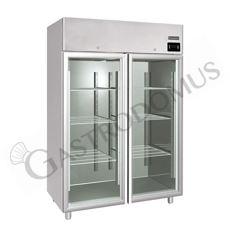 Armadio Refrigerato Ventilato, 2 Porte Vetro -2°C/+10 °C 1400 LT 4 Armadio Refrigerato Ventilato, 2 Porte Vetro -2°C/+10 °C 1400 LT - immagine 2