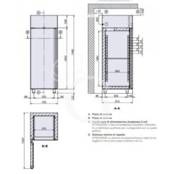 Armadio Refrigerato Ventilato -2°C/+10°C 700 LT Classe Energetica A -Vendite GATRODOMUS armadio refrigerato ventilato classe a capacita 700 lt e temperatura 2c10c 3