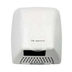 Asciugamani Elettrico In ABS Bianco Inox L 252 Mm X P 208 Mm X H 273 Mm