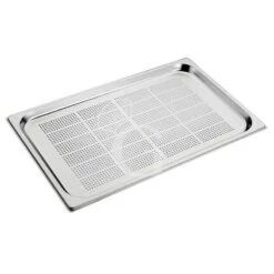 Bacinella Forata In Acciaio Inox GN 1/1 L 530 Mm X P 325 Mm X H 20 Mm