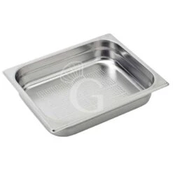 Bacinella Forata In Acciaio Inox GN1/2 L 325 Mm X P 265 Mm X H 65 Mm