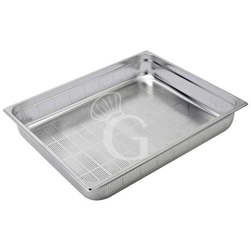Bacinella Forata In Acciaio Inox GN2/1 L 650 Mm X P 530 Mm X H 100 Mm 3 Bacinella Forata In Acciaio Inox GN2/1 L 650 Mm X P 530 Mm X H 100 Mm