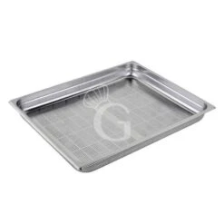 Bacinella Forata In Acciaio Inox GN2/1 L 650 Mm X P 530 Mm X H 65 Mm