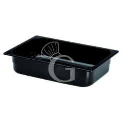 Bacinella Gelateria In Policarbonato Nero L 360 Mm X P 250 Mm X H 80 Mm