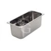 Bacinella Gelateria In Inox 3 Litri L 360 Mm X P 165 Mm X H 80 Mm