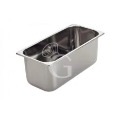 Bacinella Gelateria In Inox 3 Litri L 360 Mm X P 165 Mm X H 80 Mm