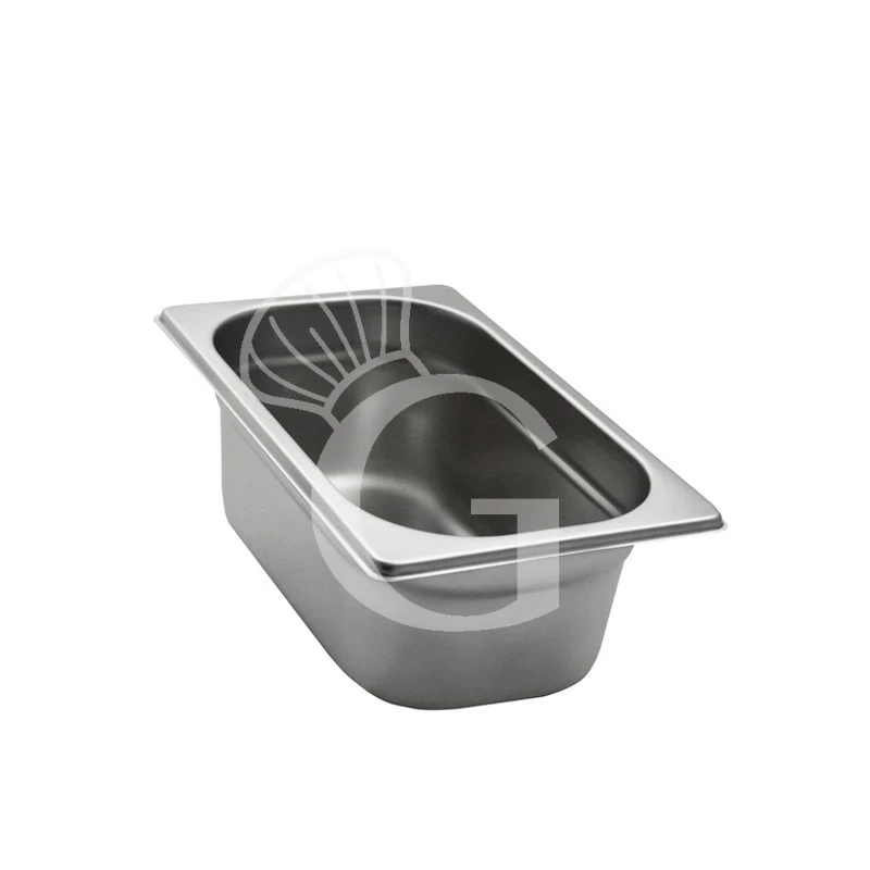 Bacinella In Acciaio Inox GN1/4 L 265 Mm X P 162 Mm X H 100 Mm 5 Bacinella In Acciaio Inox GN1/4 L 265 Mm X P 162 Mm X H 100 Mm - immagine 3