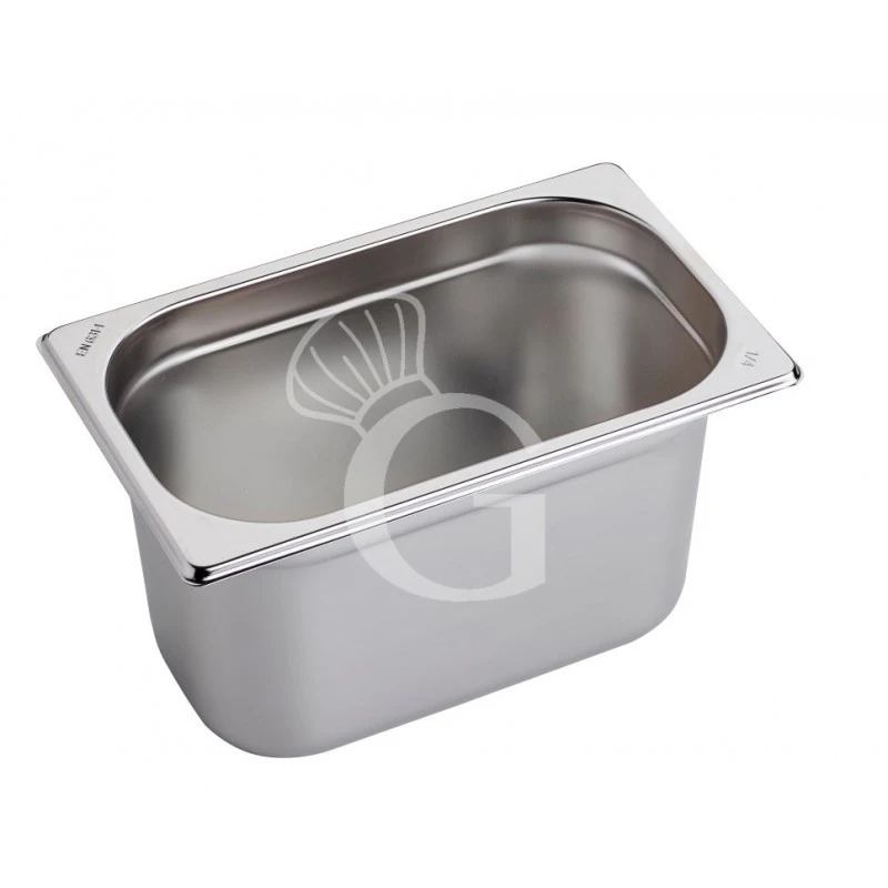 Bacinella In Acciaio Inox GN1/4 L 265 Mm X P 162 Mm X H 150 Mm - Capacità 4,1 Litri 3 Bacinella In Acciaio Inox GN1/4 L 265 Mm X P 162 Mm X H 150 Mm - Capacità 4,1 Litri