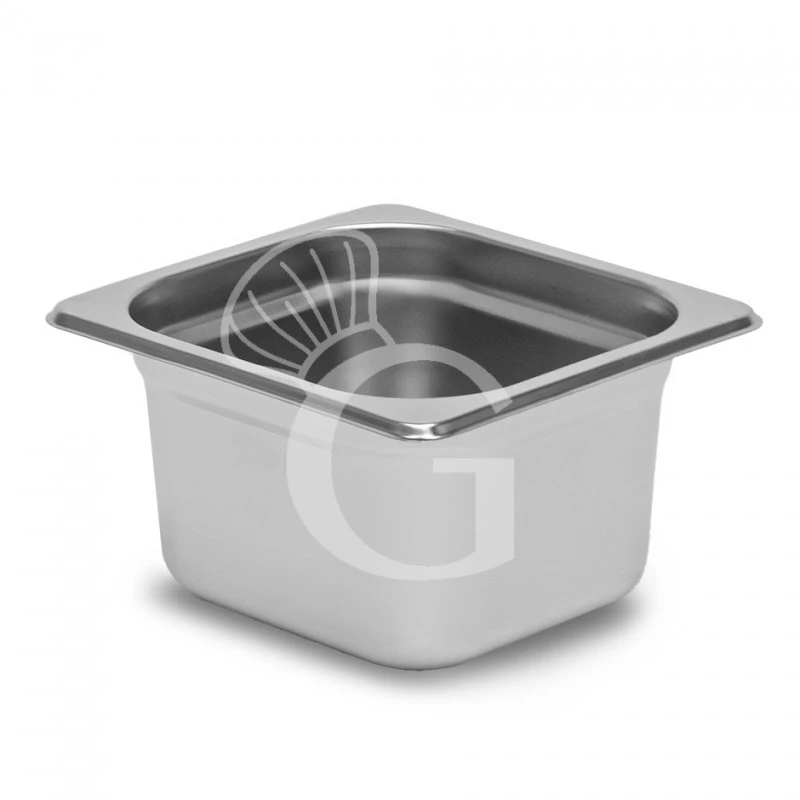 Bacinella In Acciaio Inox GN1/6 L 176 Mm X P 162 Mm X H 150 Mm 2,5 LT 4 Bacinella In Acciaio Inox GN1/6 L 176 Mm X P 162 Mm X H 150 Mm 2,5 LT - immagine 2