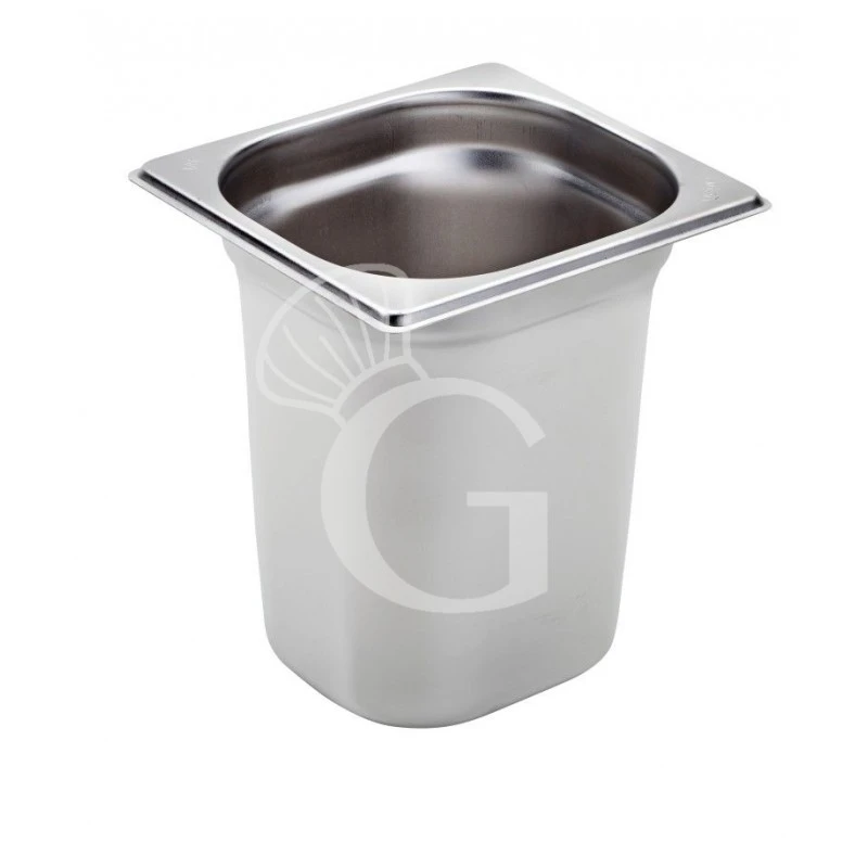Bacinella In Acciaio Inox GN1/6 L 176 Mm X P 162 Mm X H 200 Mm 6 LT 5 Bacinella In Acciaio Inox GN1/6 L 176 Mm X P 162 Mm X H 200 Mm 6 LT - immagine 3