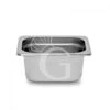 Bacinella In Acciaio Inox GN1/6 L 176 Mm X P 162 Mm X H 65 Mm -Vendite GATRODOMUS bacinella in policarbonato gn16 dimensioni l 176 x p 162 x h 100 mm