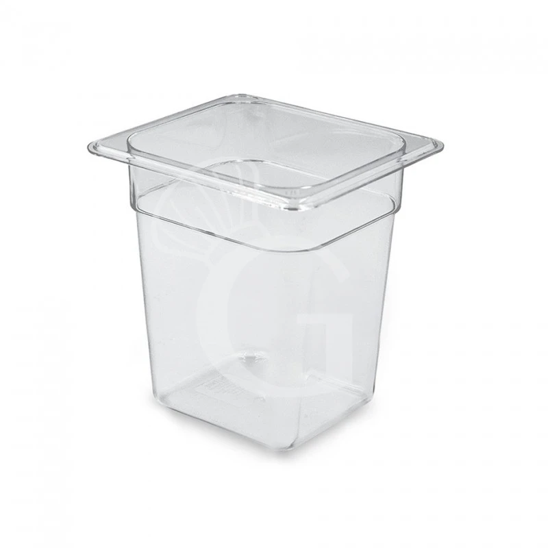 Bacinella In Policarbonato GN1/6 L 176 Mm X P 162 Mm X H 200 Mm 3 LT 4 Bacinella In Policarbonato GN1/6 L 176 Mm X P 162 Mm X H 200 Mm 3 LT - immagine 2
