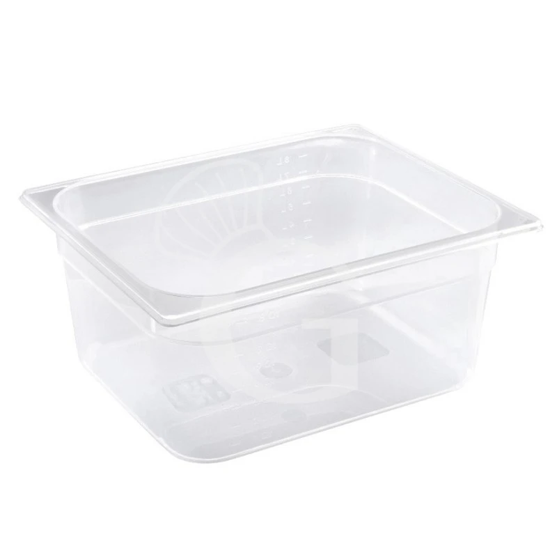 Bacinella In Polipropilene GN 1/2 - 325 Mm X 265 Mm X H 200 Mm 3 Bacinella In Polipropilene GN 1/2 - 325 Mm X 265 Mm X H 200 Mm