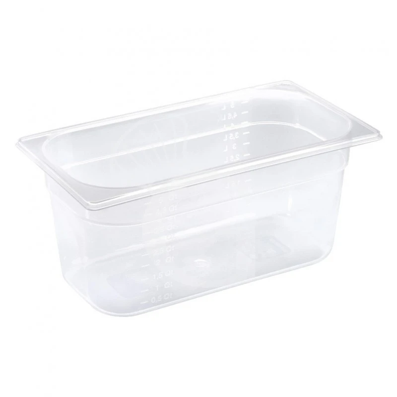 Bacinella In Polipropilene GN 1/3 - 325 Mm X 175 Mm X H 100 Mm 3 Bacinella In Polipropilene GN 1/3 - 325 Mm X 175 Mm X H 100 Mm