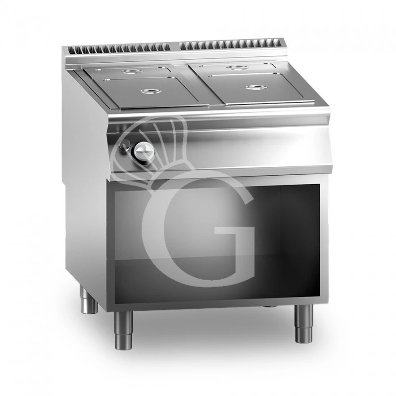 Bagnomaria A Gas Su Armadio Aperto Predisposto Per Bacinelle GN H 150 Mm L 800 Mm X P 900 Mm 3 Bagnomaria A Gas Su Armadio Aperto Predisposto Per Bacinelle GN H 150 Mm L 800 Mm X P 900 Mm