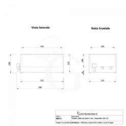 Bagnomaria Da Banco Con 1 Bacinella GN1/1 H 150 Mm E Coperchio Inclusi , L 335 Mm X P 580 Mm X H 250 Mm -Vendite GATRODOMUS bagnomaria da banco con 1 bacinella gn11 h 150 mm e coperchio inclusi l 335 mm x p 580 mm x h 250 mm 4