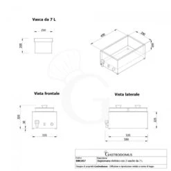Bagnomaria Elettrico 2 Vasche Da 7 L Ciascuna - 1200 W, Dimensioni L 335 Mm X P 535 Mm X H 320 Mm 13 Bagnomaria Elettrico 2 Vasche Da 7 L Ciascuna - 1200 W, Dimensioni L 335 Mm X P 535 Mm X H 320 Mm -Vendite GATRODOMUS bagnomaria elettrico 2 vasche da 7 l ciascuna 1200 w dimensioni l 335 mm x p 535 mm x h 320 mm 5