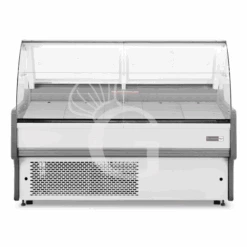 Banco Espositivo Gastronomia Ventilato, SENZA Vetro , Ripiano Intermedio, 0°/+5°C, L.1580 Mm Full Optional - SECONDA SCELTA