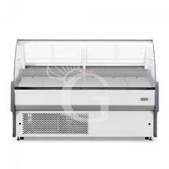 Banco Espositivo Gastronomia Ventilato, SENZA Vetro,ripiano Intermedio, 0°/+5°C, L. 1955 Mm Full Optional - SECONDA SCELTA