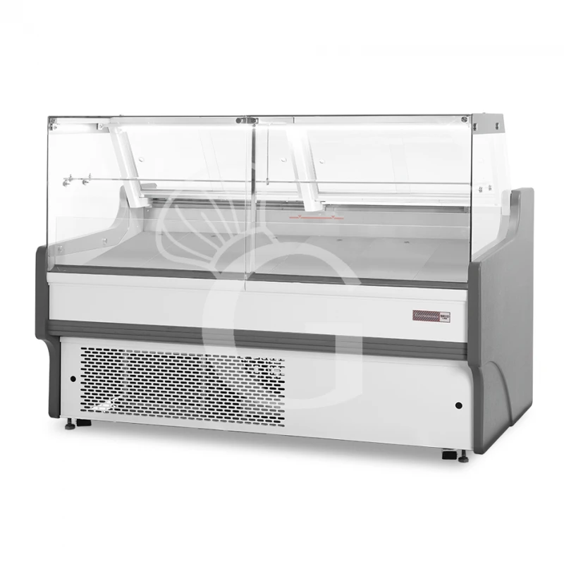 Banco Espositivo Gastronomia Ventilato, Vetro Dritto, Ripiano Intermedio, 0°/+5°C, Lunghezza 1955 Mm Full Optional 4 Banco Espositivo Gastronomia Ventilato, Vetro Dritto, Ripiano Intermedio, 0°/+5°C, Lunghezza 1955 Mm Full Optional - immagine 2