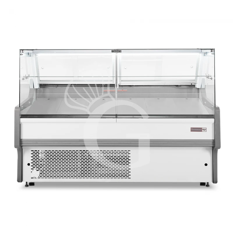 Banco Espositivo Gastronomia Ventilato, Vetro Dritto, Ripiano Intermedio, 0°/+5°C, Lunghezza 1955 Mm Full Optional 3 Banco Espositivo Gastronomia Ventilato, Vetro Dritto, Ripiano Intermedio, 0°/+5°C, Lunghezza 1955 Mm Full Optional