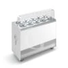 Banco Gelato Ventilato Su Ruote Joy 10 Pozzetti Con Riserva, L 1316 X P 604 X H 1005 Mm -Vendite GATRODOMUS banco gelato ventilato su ruote joy 10 pozzetti con riserva l 1316 x p 604 x h 1005 mm