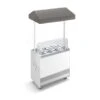 Banco Gelato Ventilato Su Ruote Joy 8 Pozzetti Con Riserva E Cappottina Telescopica Grigio, L 1076 X P 856 X H 2170 Mm -Vendite GATRODOMUS banco gelato ventilato su ruote joy 8 pozzetti con riserva e cappottina telescopica grigio l 1076 x p 856 x h 2170 mm