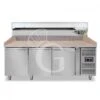 Banco Pizza 600x400 3 Porte Vetrina 10 Bacinelle GN1/4 580 LT -Vendite GATRODOMUS banco pizza 600x400 3 porte vetrina 10 bacinelle gn14 580 lt