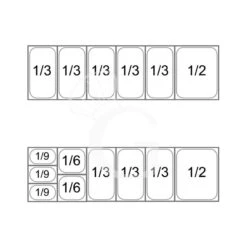 Banco Pizza 600x400 1 Porta 7 Cassetti Vetrina 5 Bacinelle GN1/3 + 1 GN1/2 210 LT -Vendite GATRODOMUS banco pizza 60x40 1 porta e 7 cassetti vetrina 6 bacinelle gn13gn12 con piano in granito 8