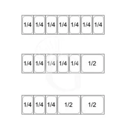 Banco Pizza 600x400 1 Porta 7 Cassetti Vetrina 7 Bacinelle GN1/4 210 LT -Vendite GATRODOMUS banco pizza 60x40 1 porta e 7 cassetti vetrina 7 bacinelle gn14 7