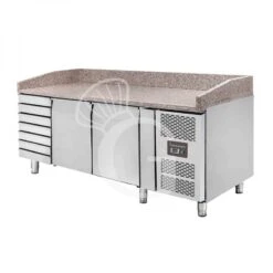 Banco Pizza In Granito 600x400 2 Porte 7 Cassetti 390 LT 14 Banco Pizza In Granito 600x400 2 Porte 7 Cassetti 390 LT -Vendite GATRODOMUS banco pizza in granito 600x400 2 porte 7 cassetti 390 lt 2