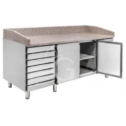 Banco Pizza In Granito 600x400 2 Porte 7 Cassetti 390 LT 16 Banco Pizza In Granito 600x400 2 Porte 7 Cassetti 390 LT -Vendite GATRODOMUS banco pizza in granito 600x400 2 porte 7 cassetti 390 lt 4
