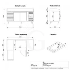 Banco Pizza In Granito 600x400 2 Porte 7 Cassetti 390 LT 21 Banco Pizza In Granito 600x400 2 Porte 7 Cassetti 390 LT -Vendite GATRODOMUS banco pizza in granito 600x400 2 porte 7 cassetti 390 lt 9