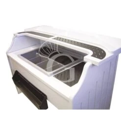 Bar Mobile Richiudibile E Trasportabile In ABS Bianco L 1600 Mm X P 720 Mm X H 1150 Mm