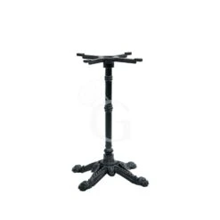 Base Decorata In Ghisa Verniciata 4 Gambe, Altezza 710 Mm