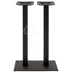 Base Doppia In Acciaio Inox Verniciato Piedini Regolabili Altezza 1080 Mm