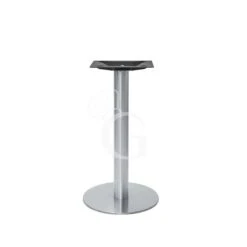 Base In Acciaio Inox Satinato Altezza 73 Cm