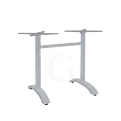 Base Doppia In Alluminio Verniciato Altezza 70 Cm