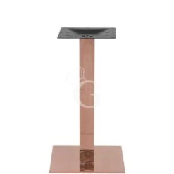 Base In Acciaio In Acciaio Inox Ramato, Piedini Regolabili - Altezza 720 Mm