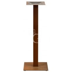 Base In Acciaio Ruggine, Piedini Regolabili Altezza 1100 Mm