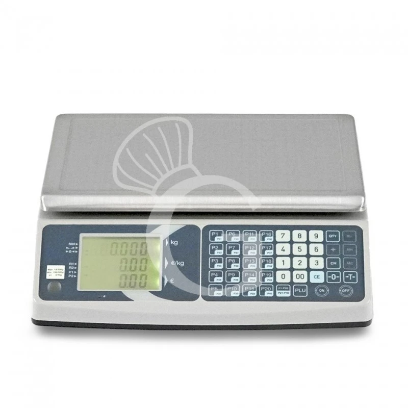 Bilancia Commerciale Senza Colonna Portata 15 Kg Precisione 2/5 G L 330 Mm X P 345 Mm X H 117 Mm 3 Bilancia Commerciale Senza Colonna Portata 15 Kg Precisione 2/5 G L 330 Mm X P 345 Mm X H 117 Mm