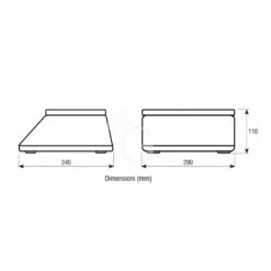 Bilancia Controllo Peso Doppio Display Portata 15 Kg Precisione 1 G L 290 Mm X P 240 Mm X H 110 Mm -Vendite GATRODOMUS bilancia controllo del peso con doppio display portata 15 kg e precisione 1 g 4